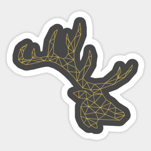 Geometric deer Sticker